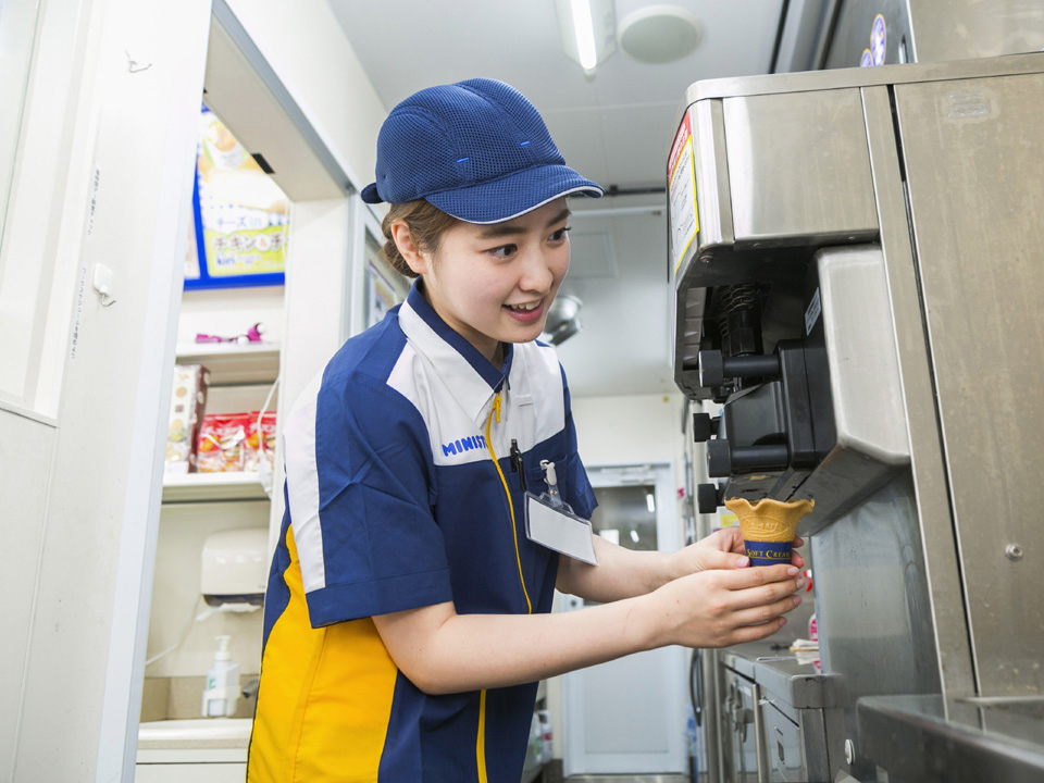 ソフトクリーム作成